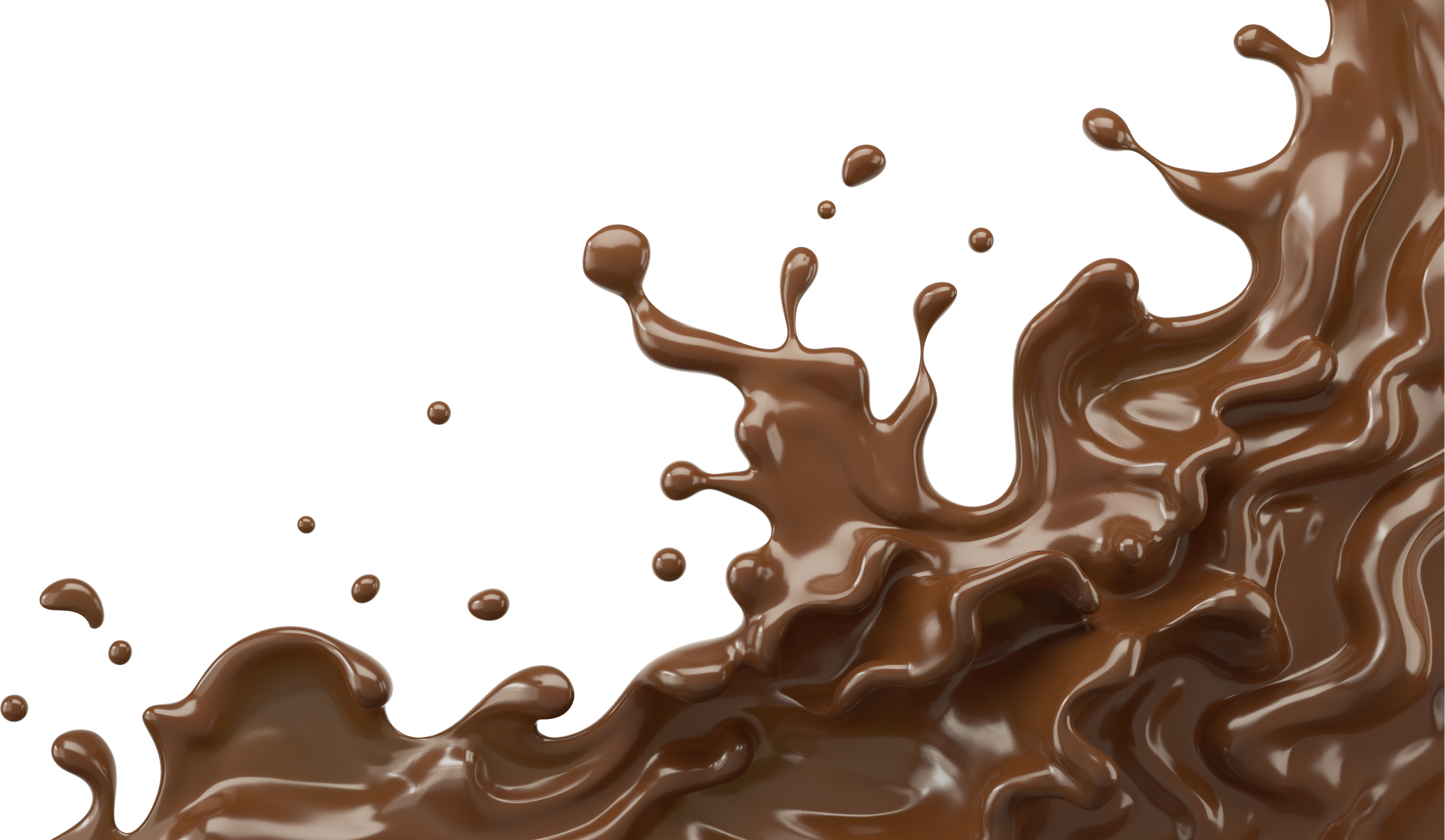 wave of Chocolate or Cocoa splash